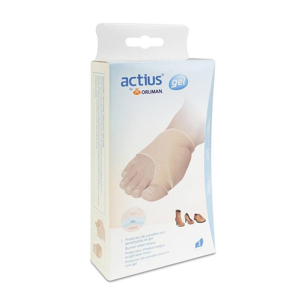 Orliman Feetpad Protector De Juanetes Con Almohadilla En Gel Acp912 Talla S, 1 Unidad