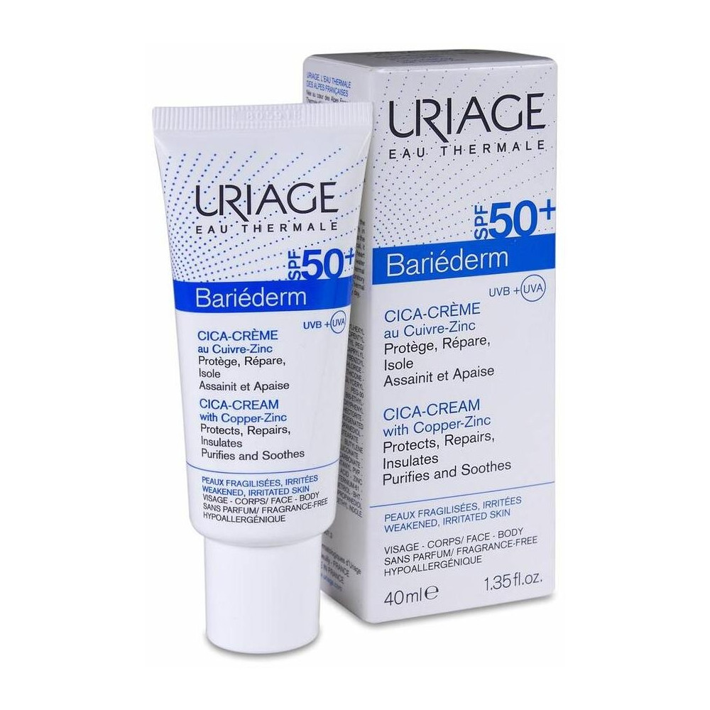 Uriage Bariéderm Cica-Crema Spf 50+, 40 Ml