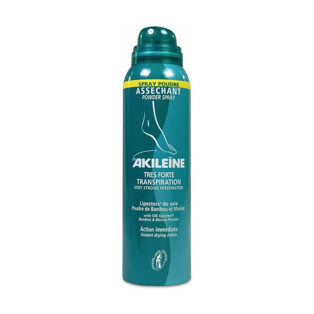 Akileïne Verde Spray Polvos De Secado, 150 Ml