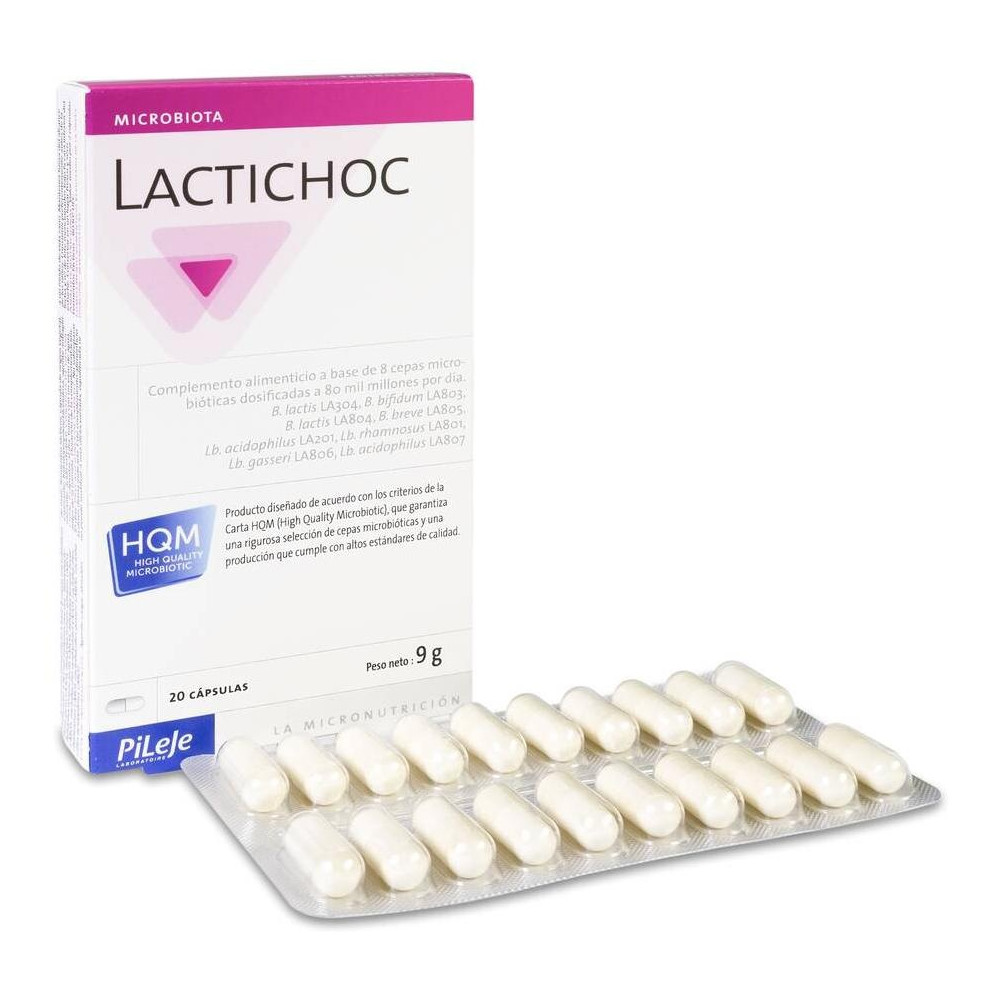Pileje Lactichoc 20 Cápsulas