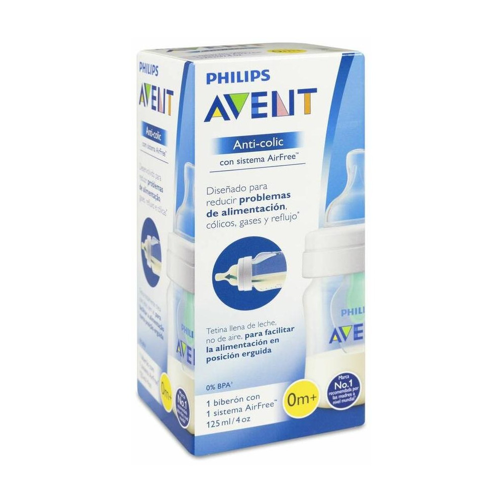 Philips Avent Biberón Anticólico Airfree 125 Ml, 1 Ud 2