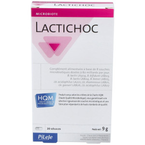 Pileje Lactichoc 20 Cápsulas