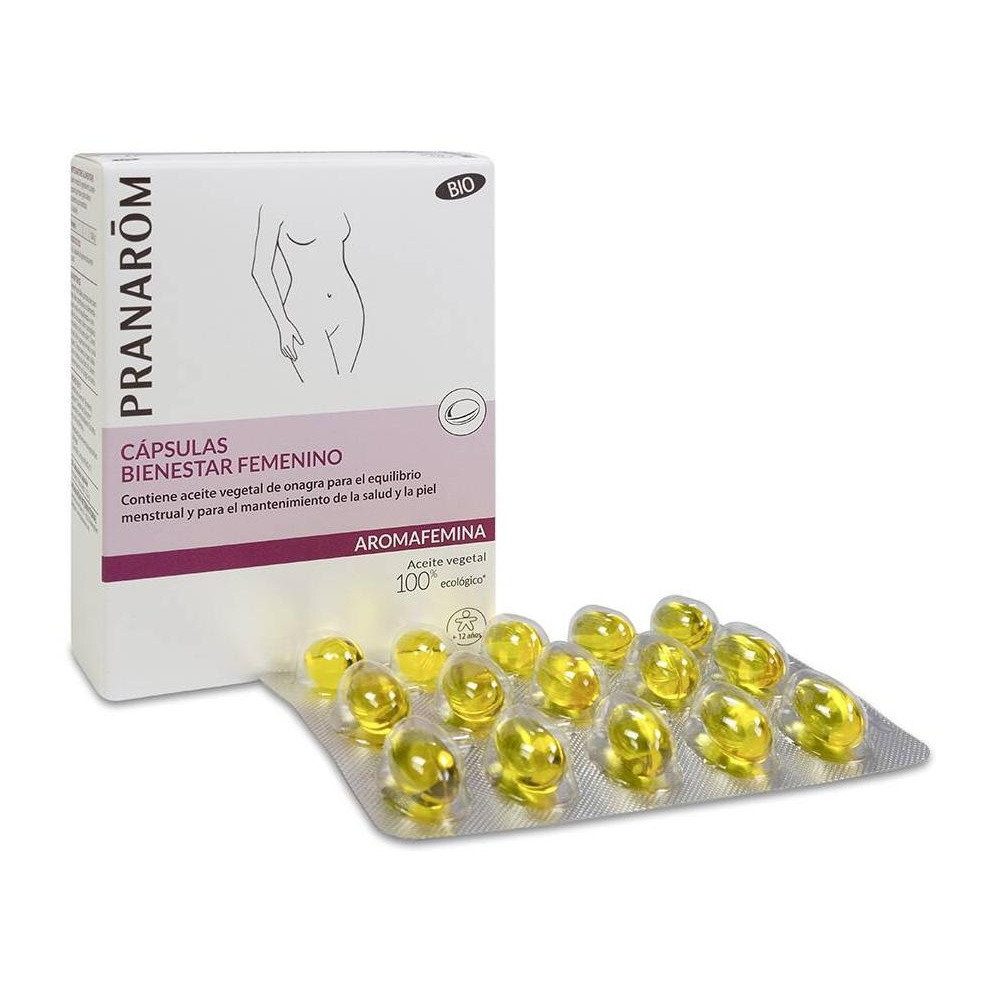 Pranarôm Aromafemina Cápsulas Bienestar Femenino Bio 30Caps