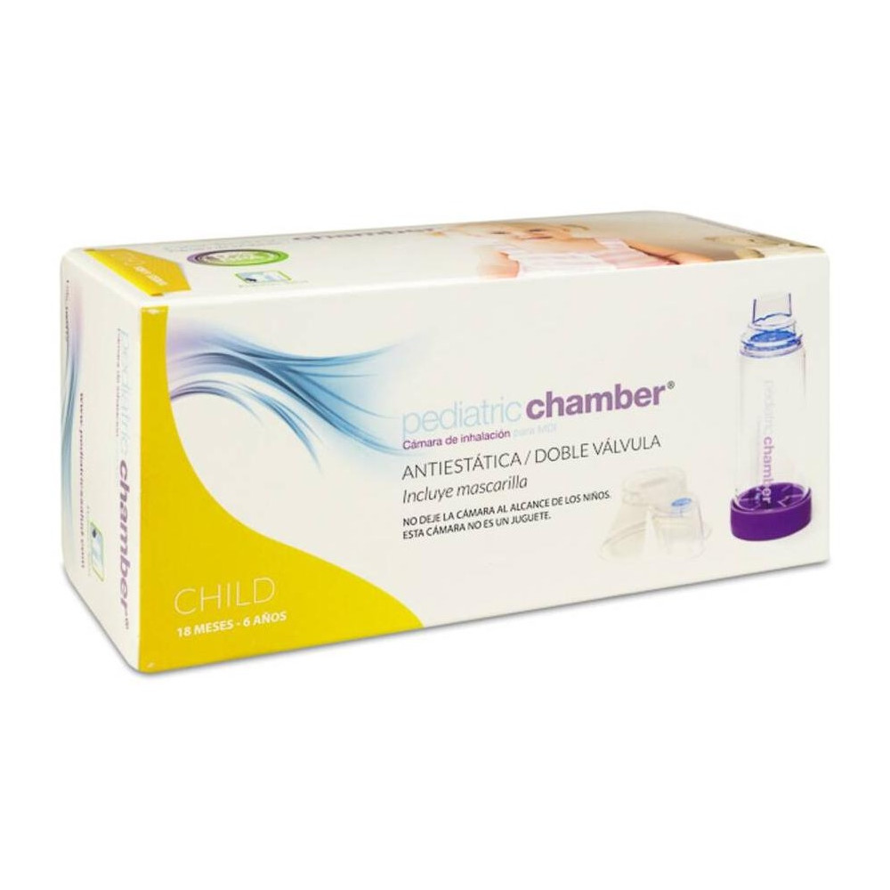 Pediatric Chamber Cámara Inhalación Baby 18 Meses - 6 Años