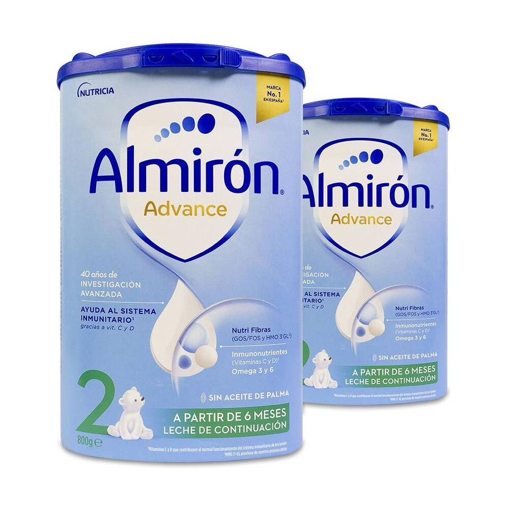 Duplo Almirón Advance 2 Leche De Continuación, 2 X 800 Gr