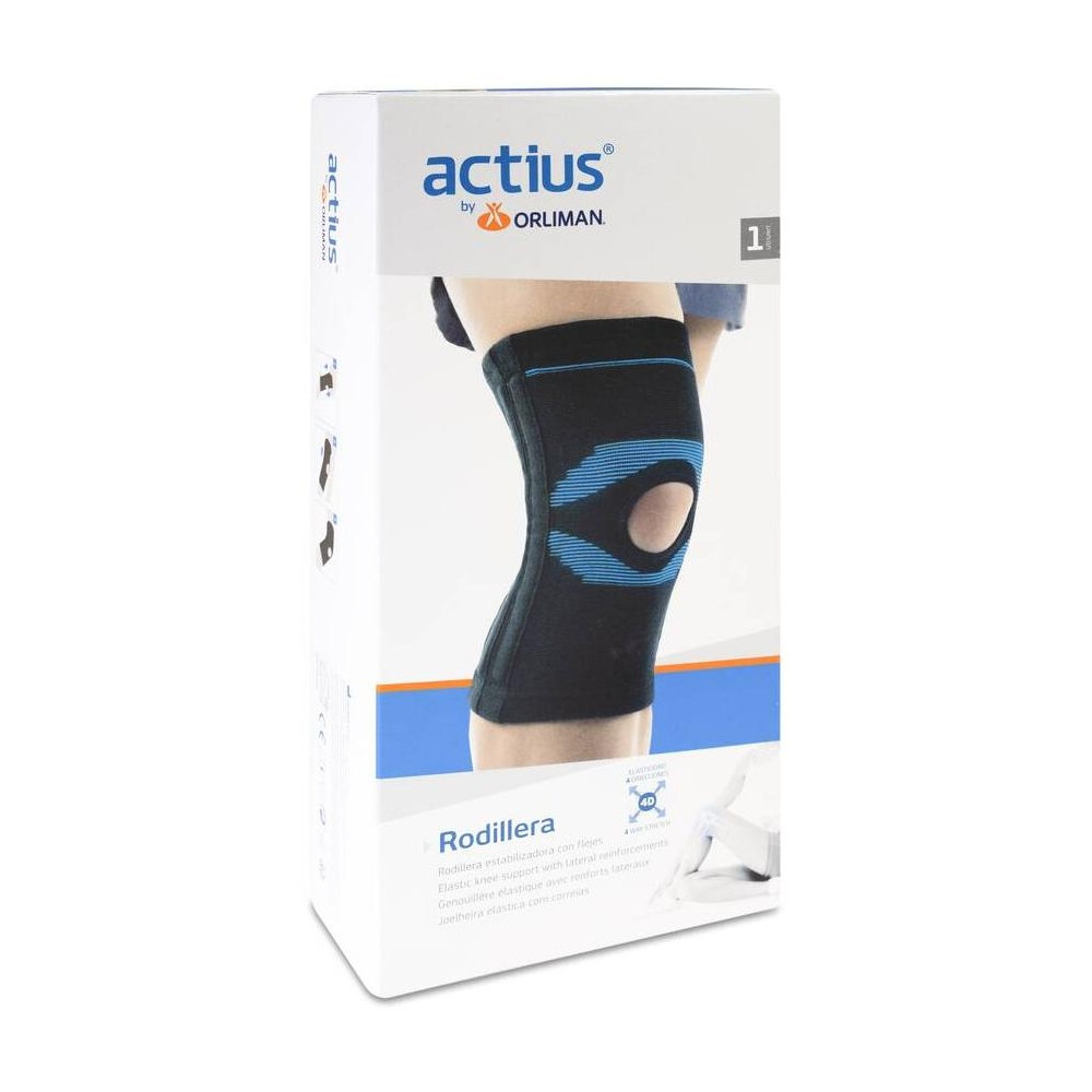 Actius Rodillera Elástica Estabilizadora Ace803 Talla 3, 1 Unidad
