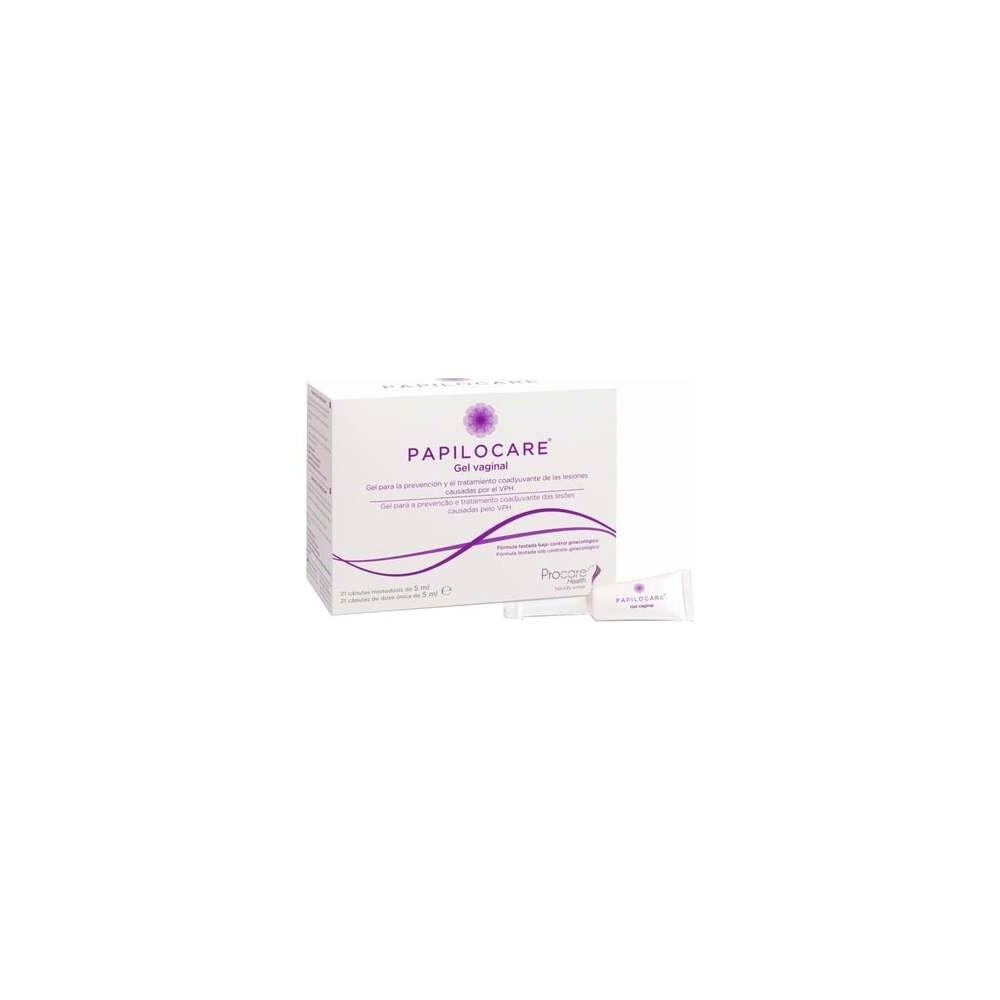Papilocare Gel Vaginal 5 Ml, 21 Cánulas