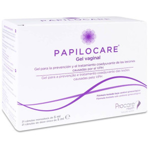 Papilocare Gel Vaginal 5 Ml, 21 Cánulas