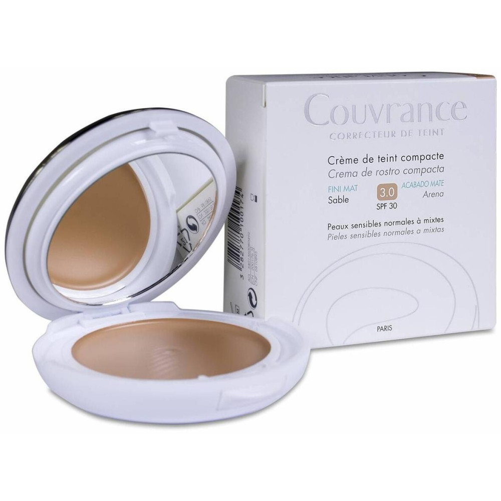 Couvrance Maquillaje Crema Compacta Mate Piel Normal O Mixta Arena 9,5 Gr