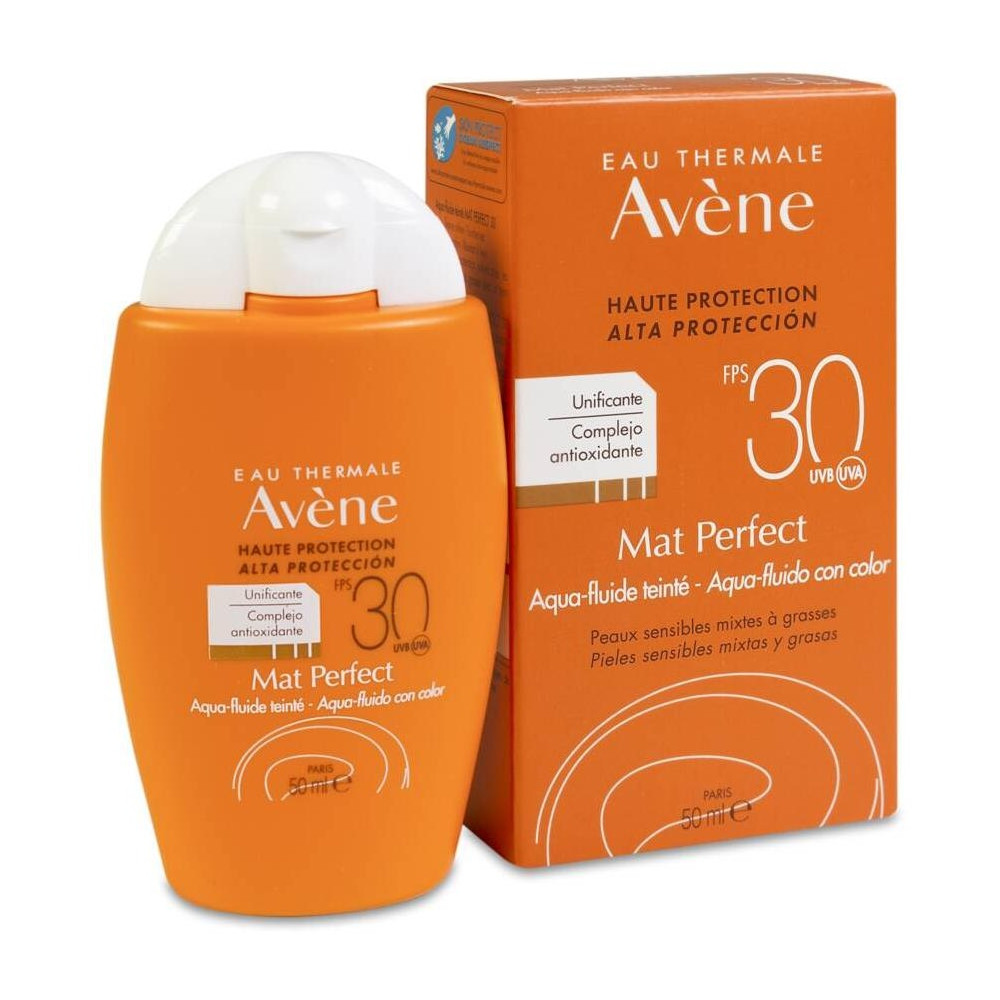 Avène Mat Perfect Aqua Fluido Con Color Spf30 50Ml