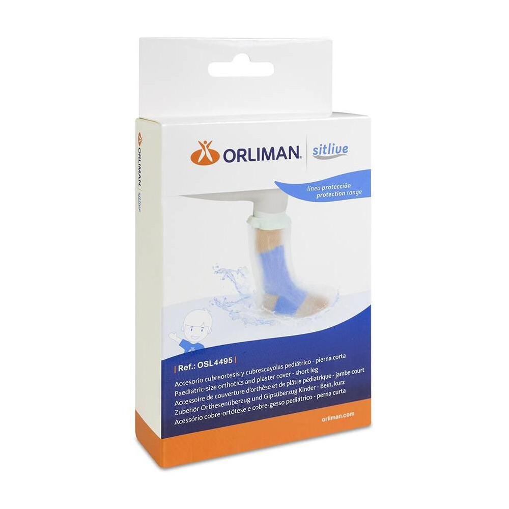 Orliman Cubreortesis Y Cubrescayolas Pediátrico – Pierna Corta Osl4495 Talla Universal, 1 Unidad