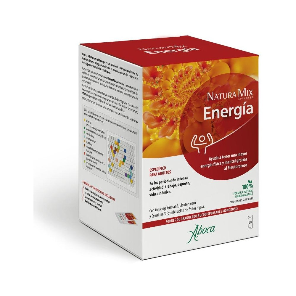 Aboca Natura Mix Advanced Energía, 28 Unidades
