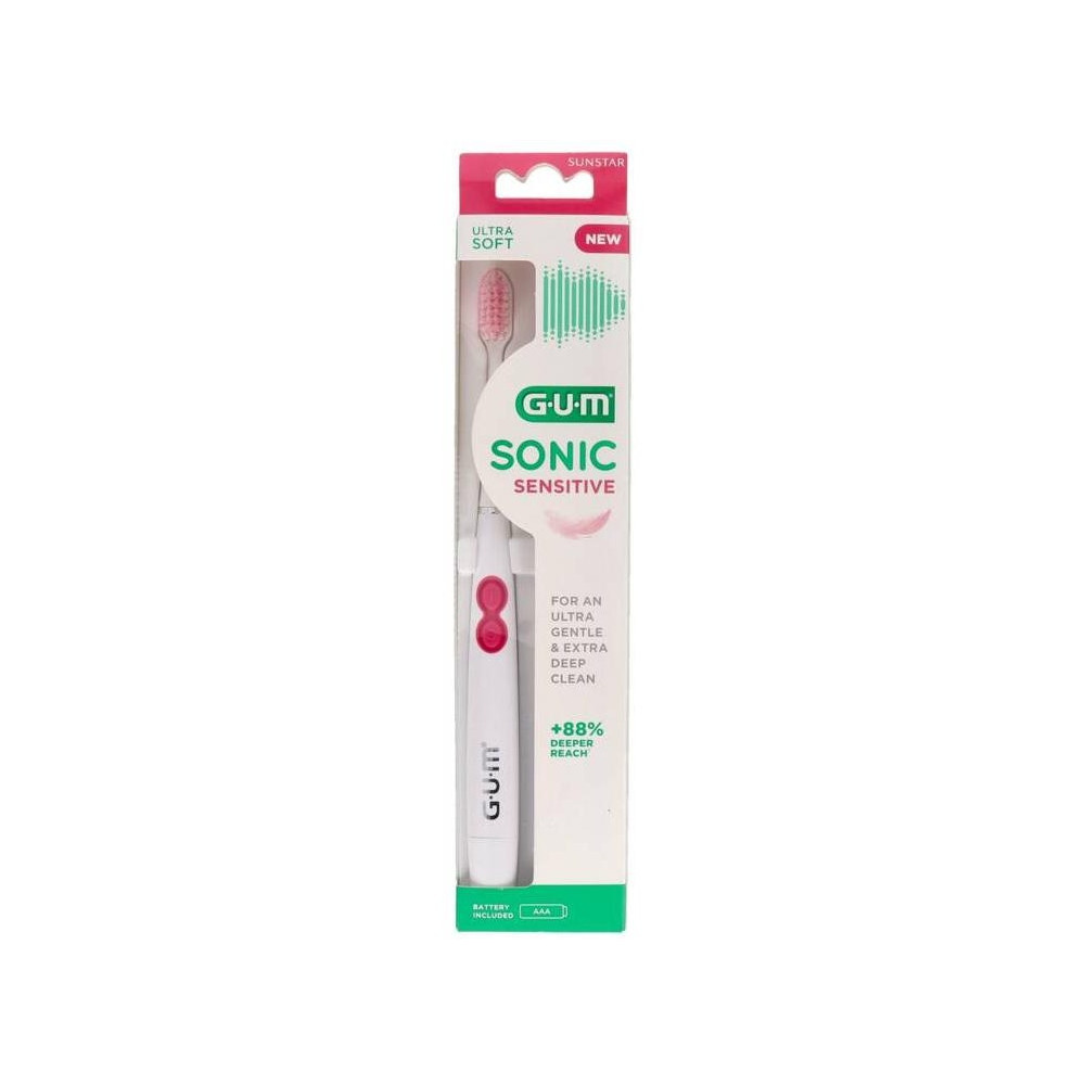 Sunstar Cepillo Gum Sonic Sensitive, 1 Unidad