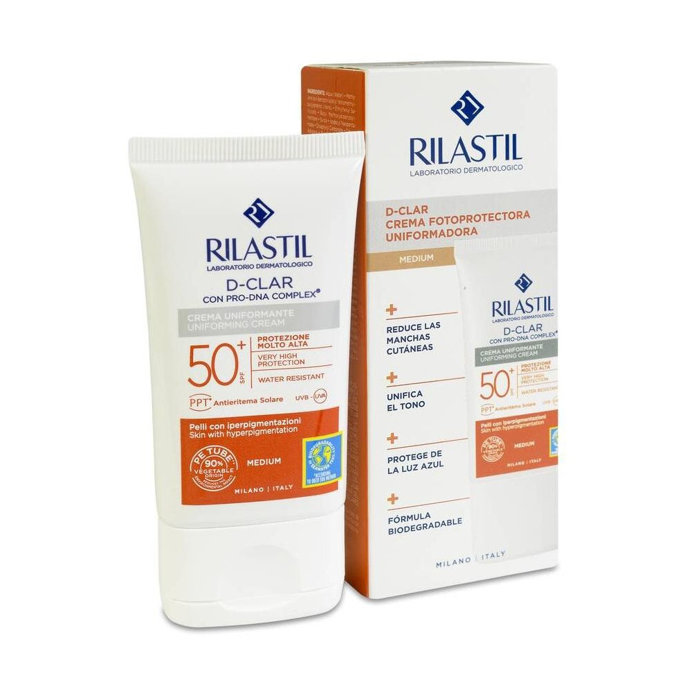 Rilastil Sun System D-Clar Crema Solar Anti-Manchas Medium Color Spf50+ 40Ml