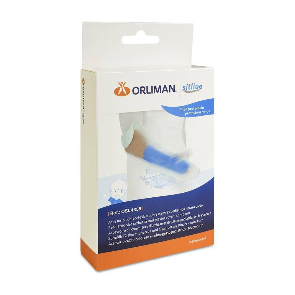 Orliman Cubreortesis Y Cubrescayolas Adulto – Brazo Corto Osl4350 Talla Universal, 1 Unidad