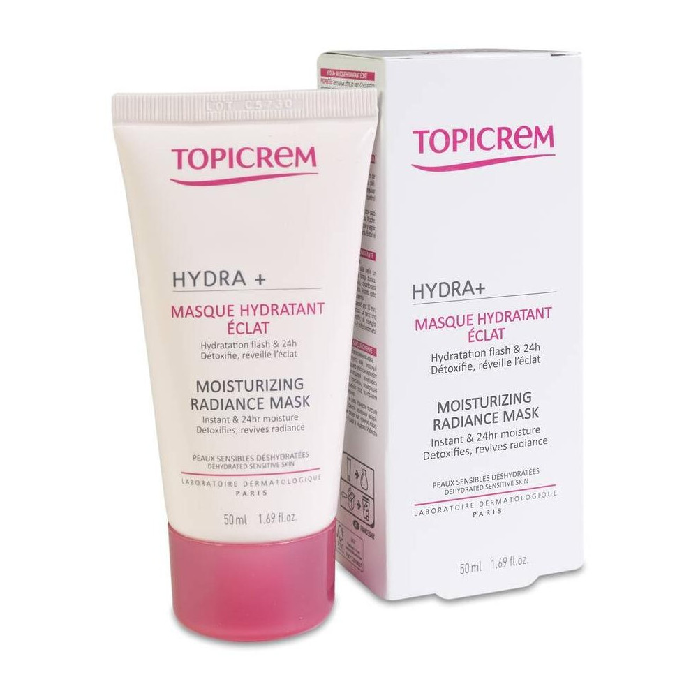 Topicrem Hidra+ Mascarilla Crema Hidratante Iluminadora 50Ml