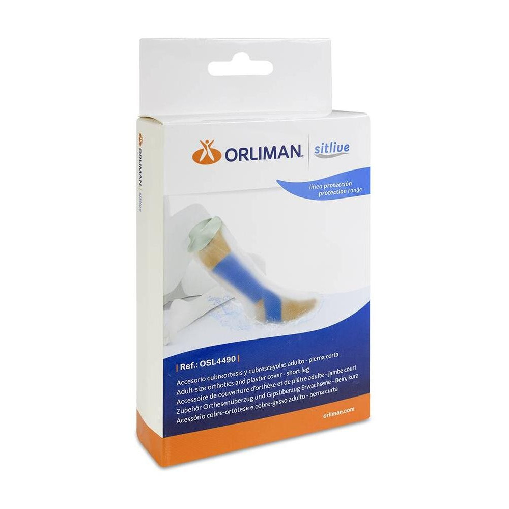 Orliman Cubreortesis Y Cubrescayolas Adulto – Pierna Corta Osl4490 Talla Universal, 1 Unidad