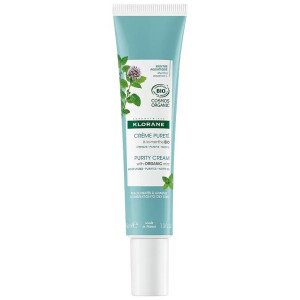 Klorane Crema Purificante A La Menta Acuática Bio, 40 Ml