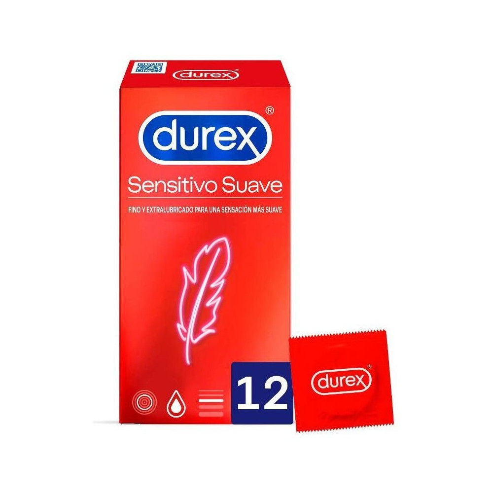 Durex Sensitivo Suave Preservativos 12Uds