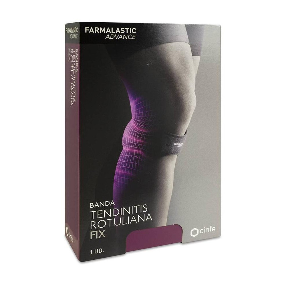 Cinfa Farmalastic Advance Banda Tendinitis Rotuliana Fix, 1 Unidad