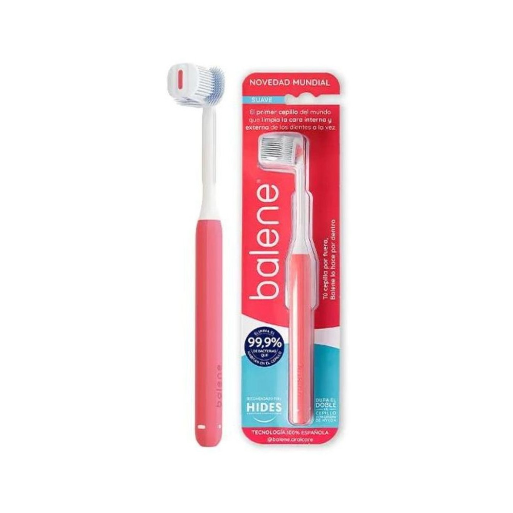 Balene Cepillo Dental Suave Coral, 1 Unidad