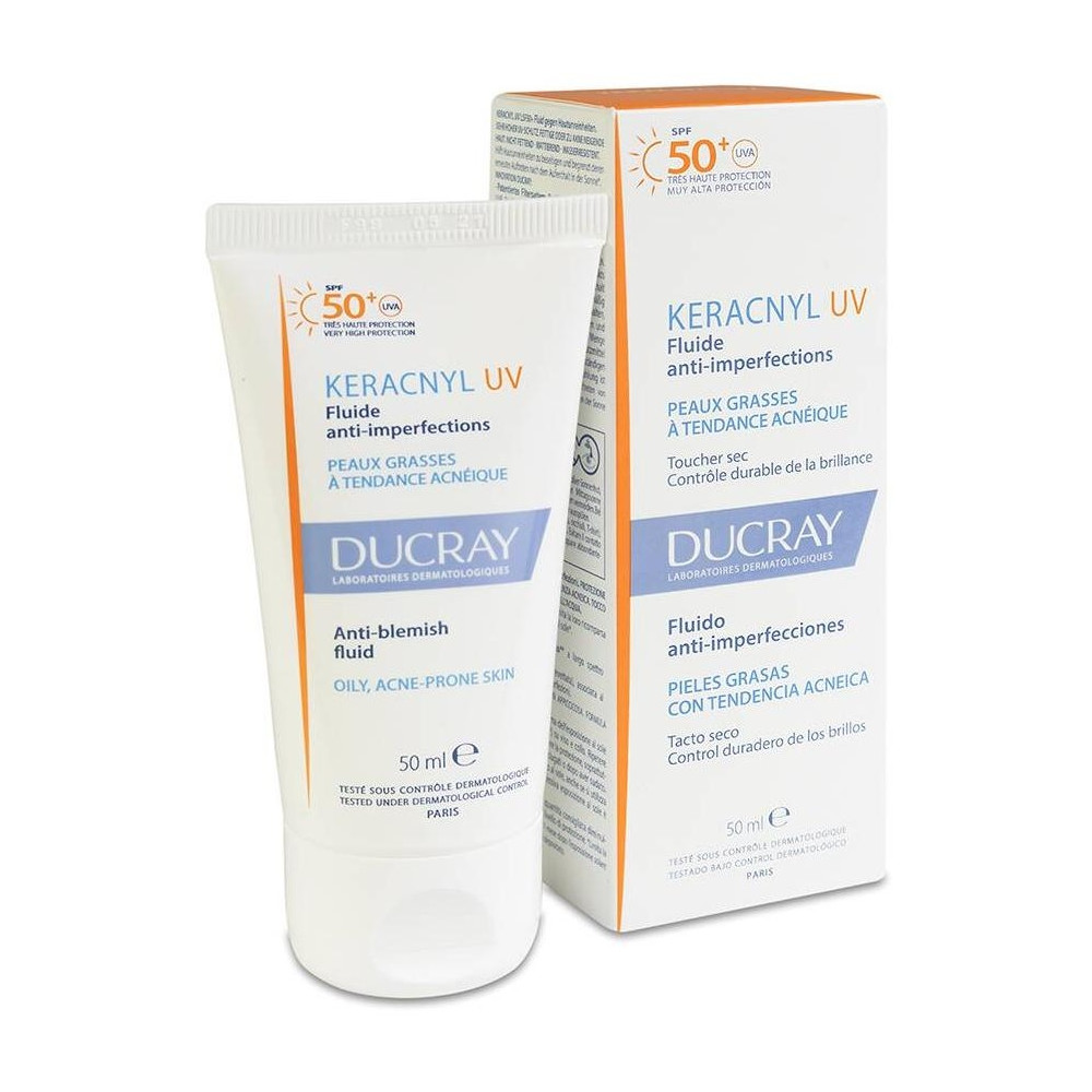 Ducray Keracnyl Uv Fluido Anti- Imperfecciones Spf 50+ Uva 1 Envase 50Ml