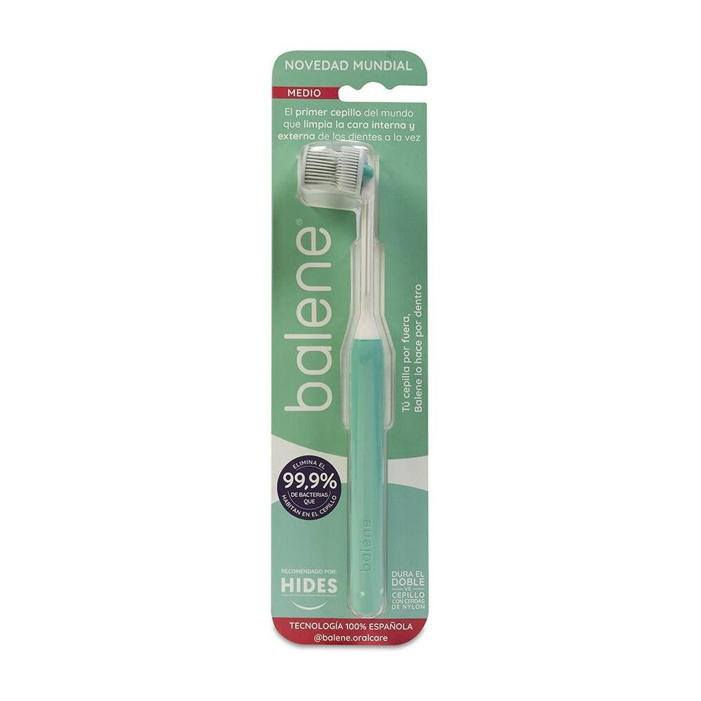 Balene Oral Care Cepillo Medio Turquesa 1Ud