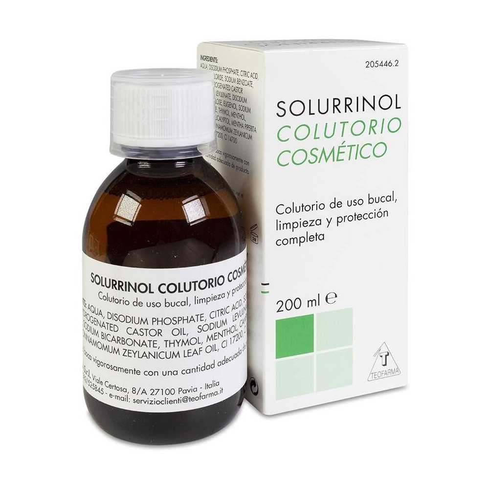 Teofarma Solurrinol Colutorio Cosmético 200Ml
