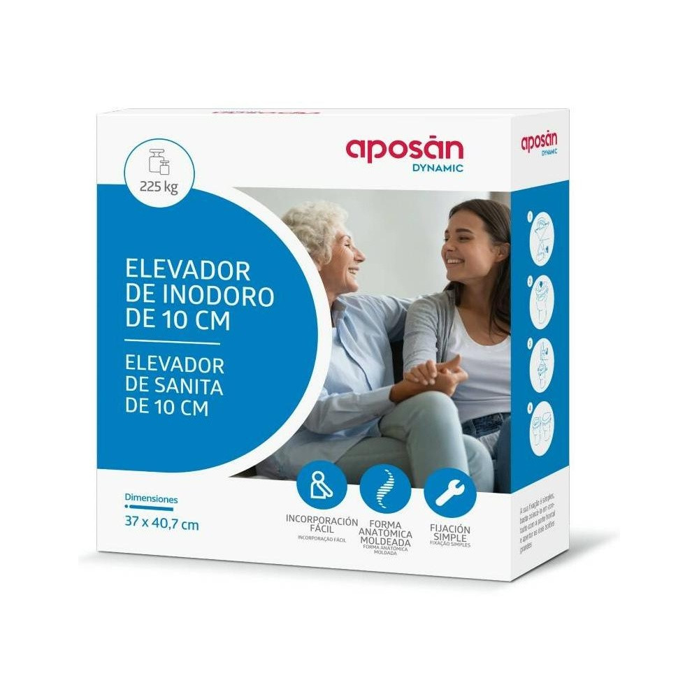 Aposán Dynamic Elevador De Inodoro 10 Cm, 1 Unidad 2
