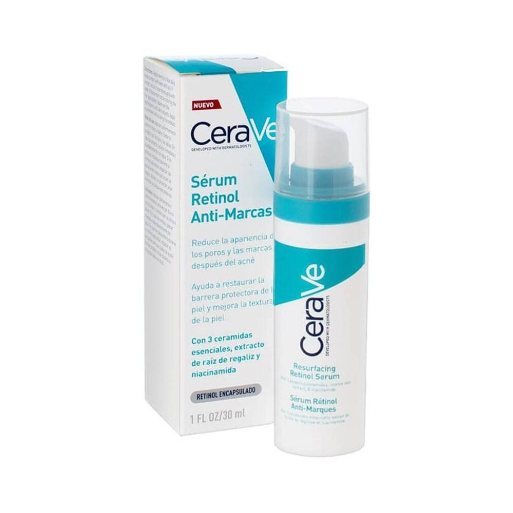 Cerave Resurfacing Sérum Anti-Marcas Con Retinol, 30 Ml