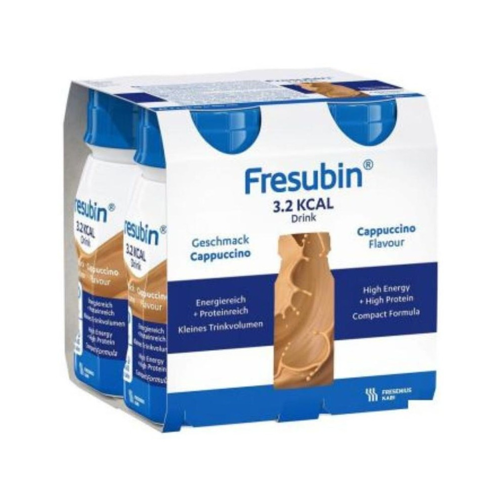 Fresenius Fresubin 3.2 Kcal Drink Capucchino, 4 X 125 Ml
