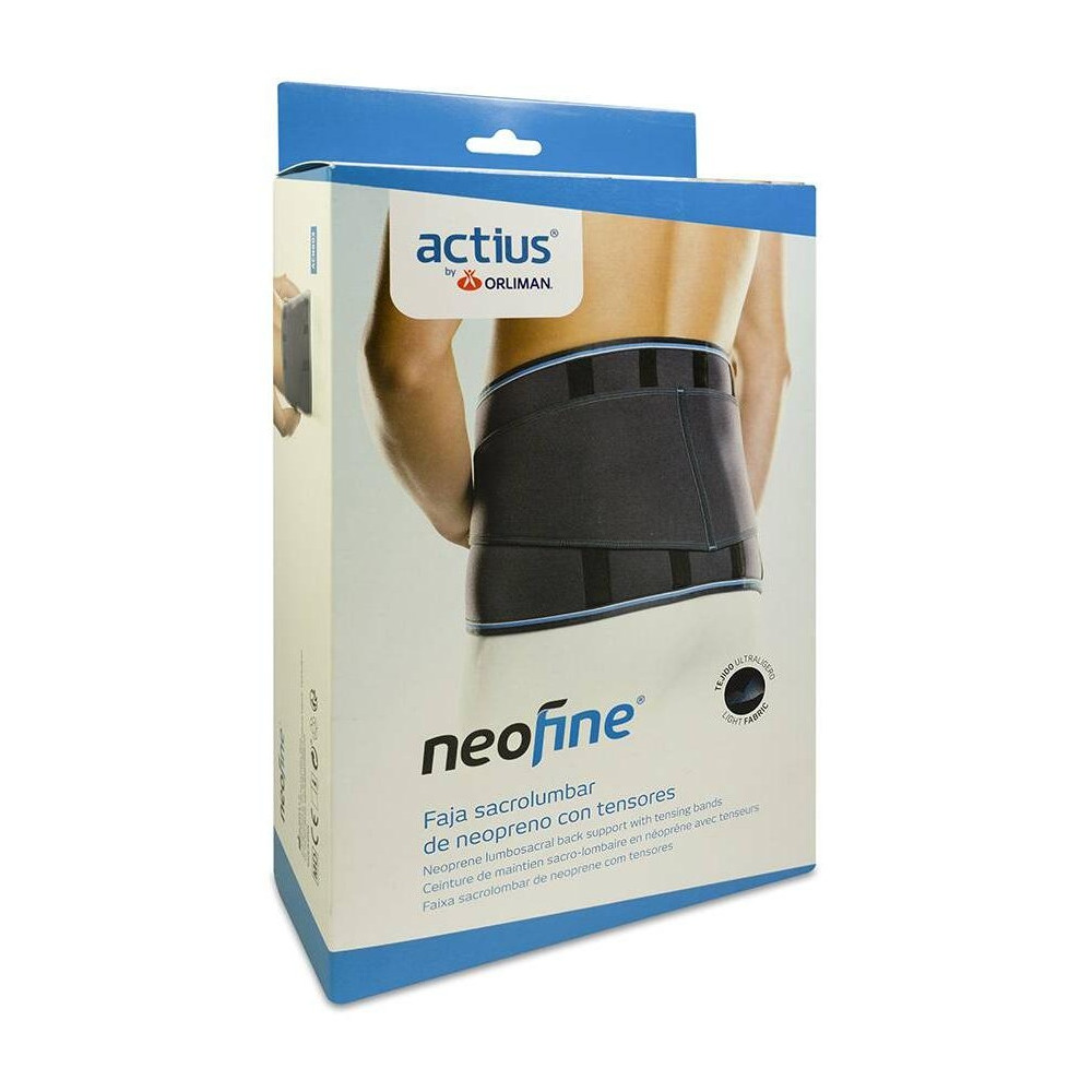 Orliman Actius Faja Sacro-Lumbar De Neopreno Reforzada Talla 4 Acn603, 1 Unidad