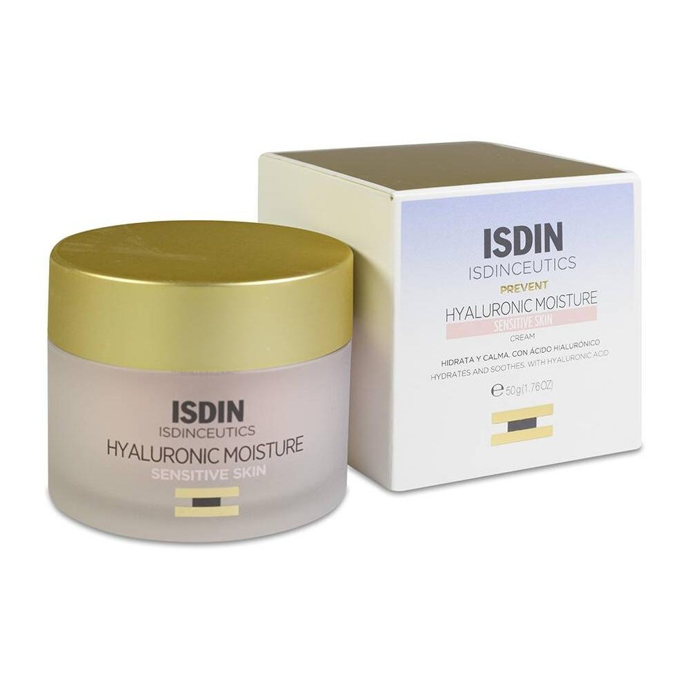 Isdin Isdinceutics Hyaluronic Moisture Crema Hidratante Facial Piel Sensible, 50 Ml