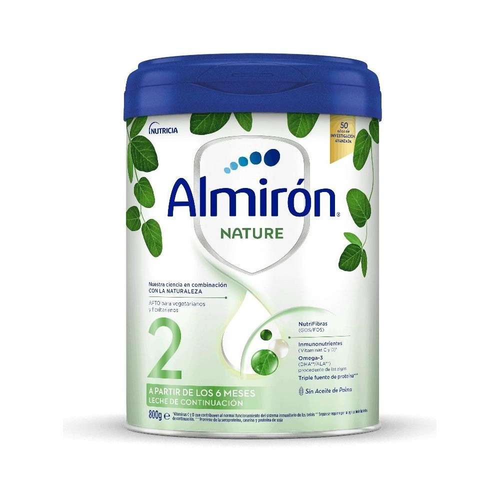 Almirón Nature 2 Leche De Continuación En Polvo 800G