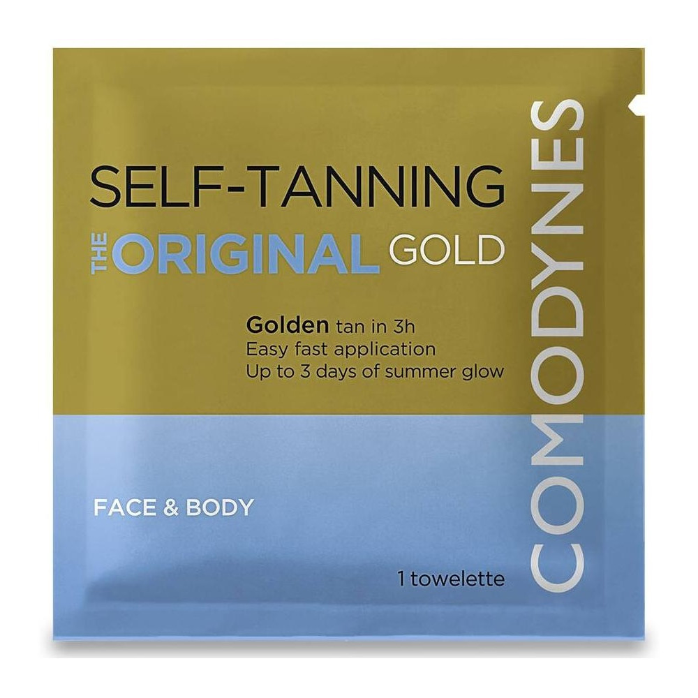Comodynes Self-Tanning Color Uniforme Natural Toallitas, 8 Uds