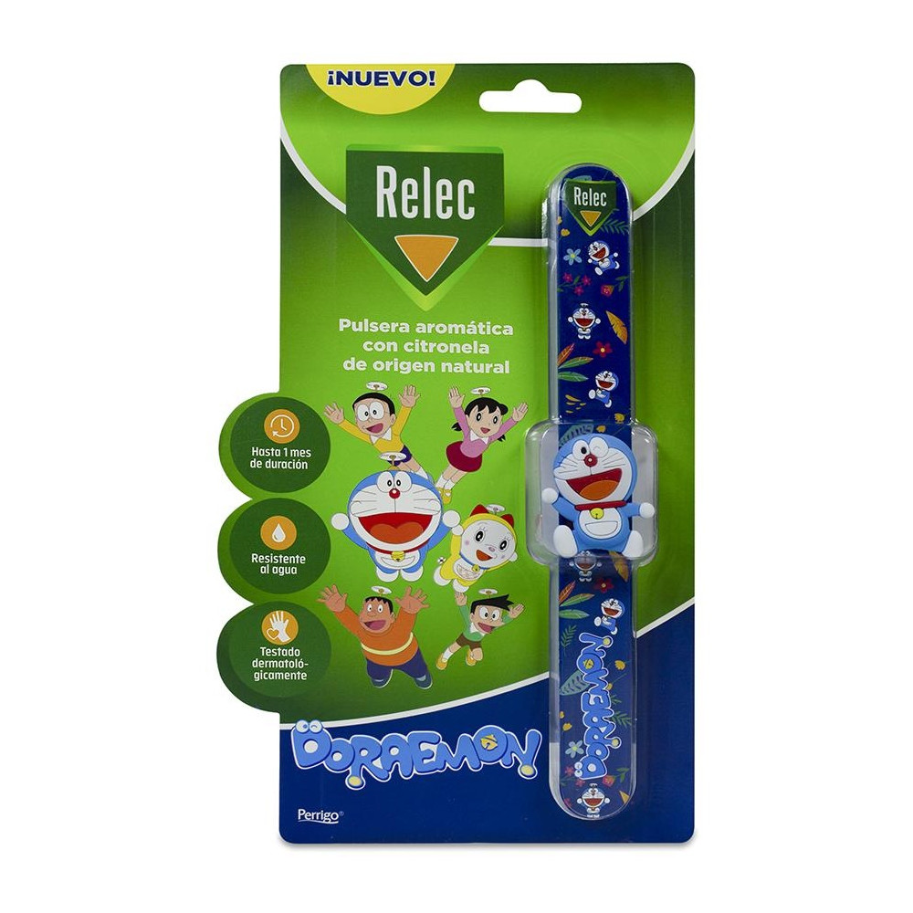 Relec Pulsera Doraemon Antimosquitos Infantil Con Citronella 1 U