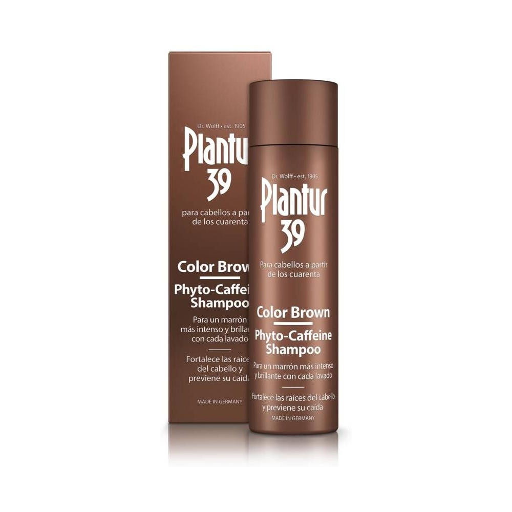 Phyto-Caffeine Color Brown Champú Anticaída Para Cabello Castaño 250 Ml