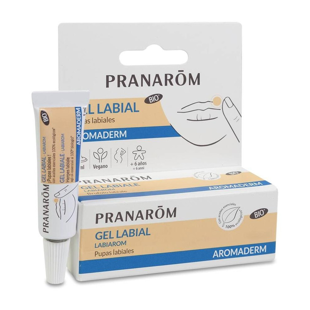 Pranarôm Aromaderm Gel Labial Labiarom Bio 5Ml
