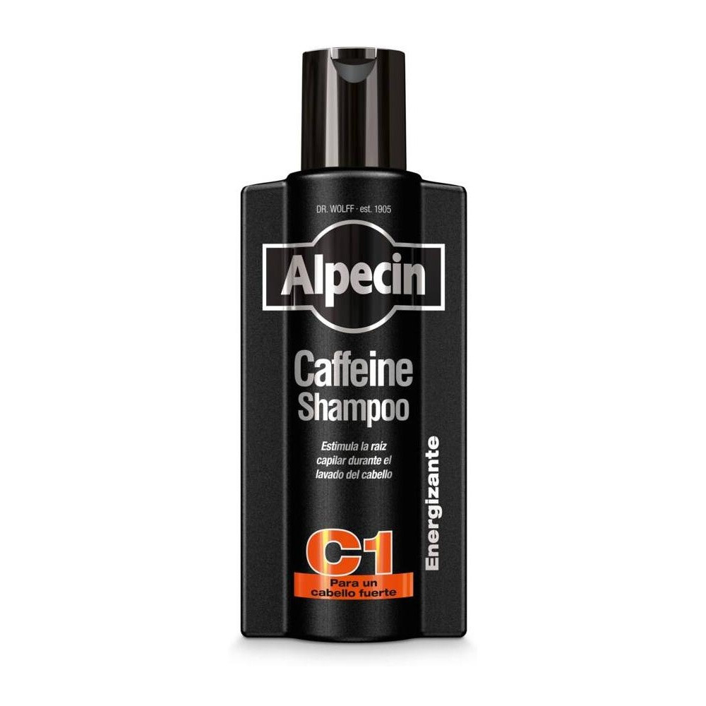 Alpecin C1 Black Edition Champú Con Cafeína, 375 Ml