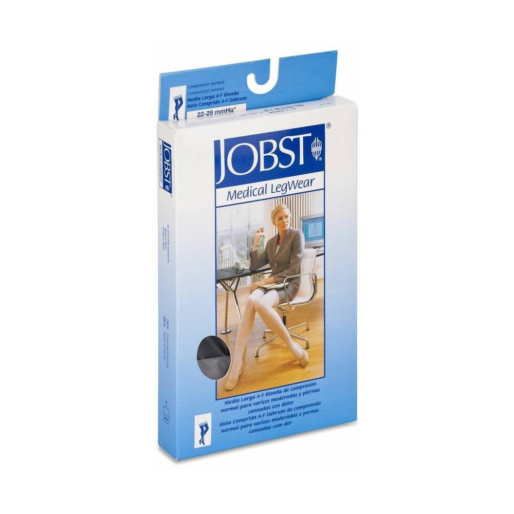 Jobst Media Larga Blonda Negra T6, 1 Unidad