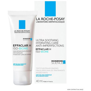 La Roche-Posay Effaclar H Hidratante Compensador Calmante, 40 Ml