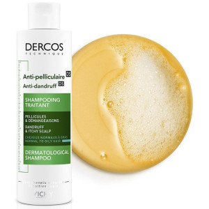 Dercos Anti-Pelliculaire Gras Shampooing Traitant 200 Ml
