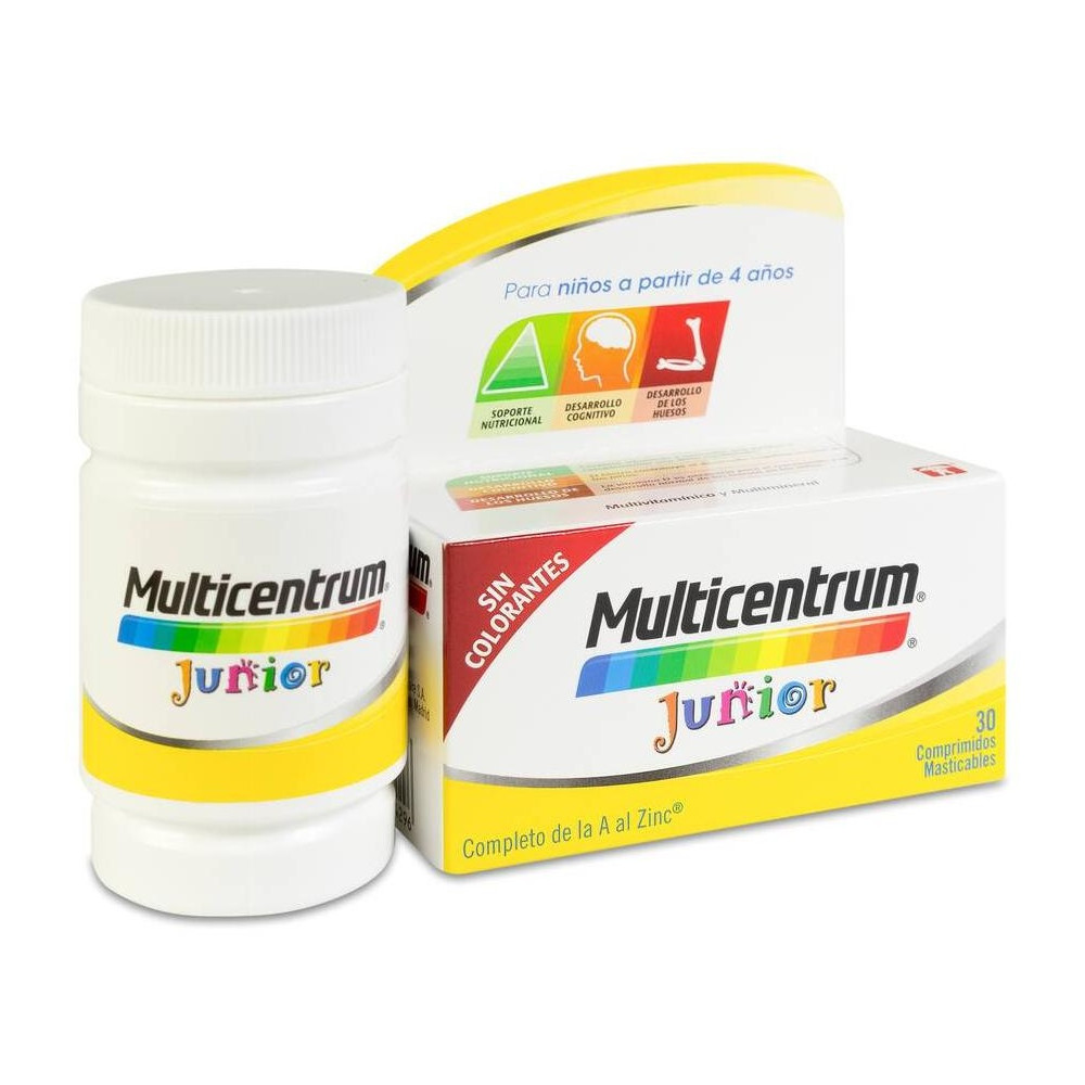Multicentrum Junior 30 Comprimidos Masticables