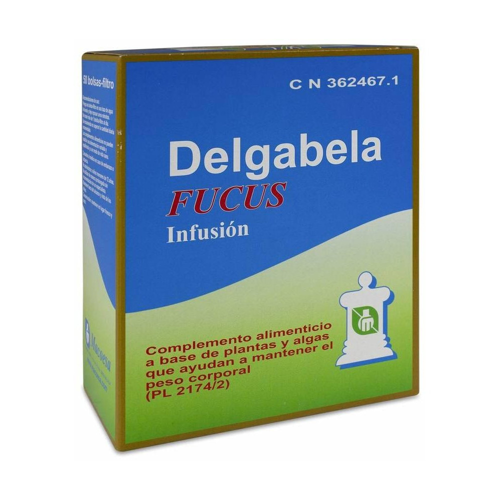 Delgabela Fucus Infusión Adelgazante, 50 Uds