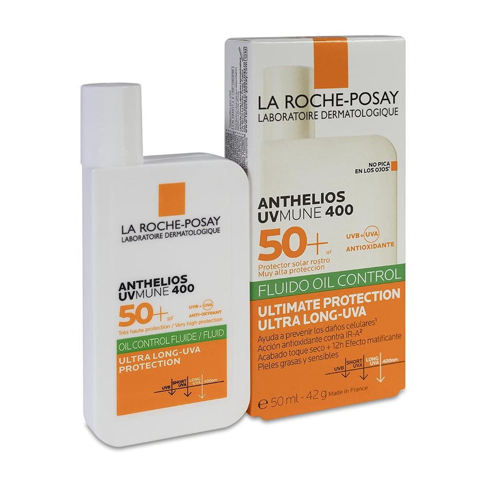 La Roche-Posay Anthelios Uvmune 400 Oil Control Fluido Solar Invisible Spf50+, 50 Ml