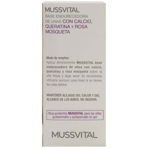 Mussvital Base Endurecedora De Uñas, 14 Ml