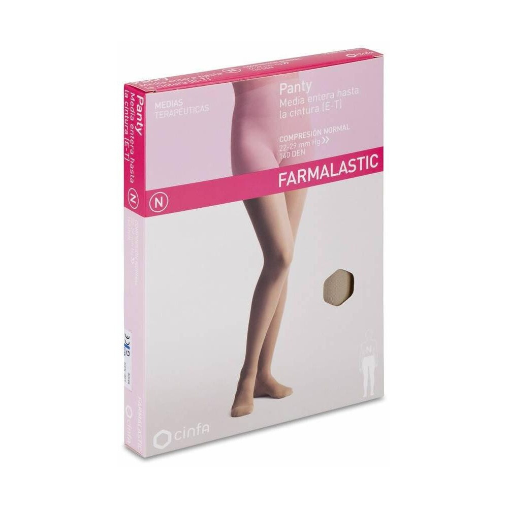 Farmalastic Panty-Media Hasta La Cintura (E-T) Compresión Normal T-Grande Beige 1Ud