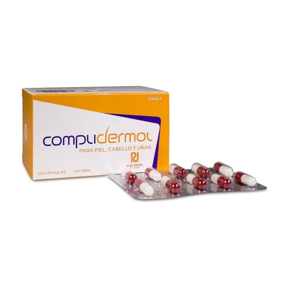 Complidermol Para Piel, Cabello Y Uñas 50 Cápsulas
