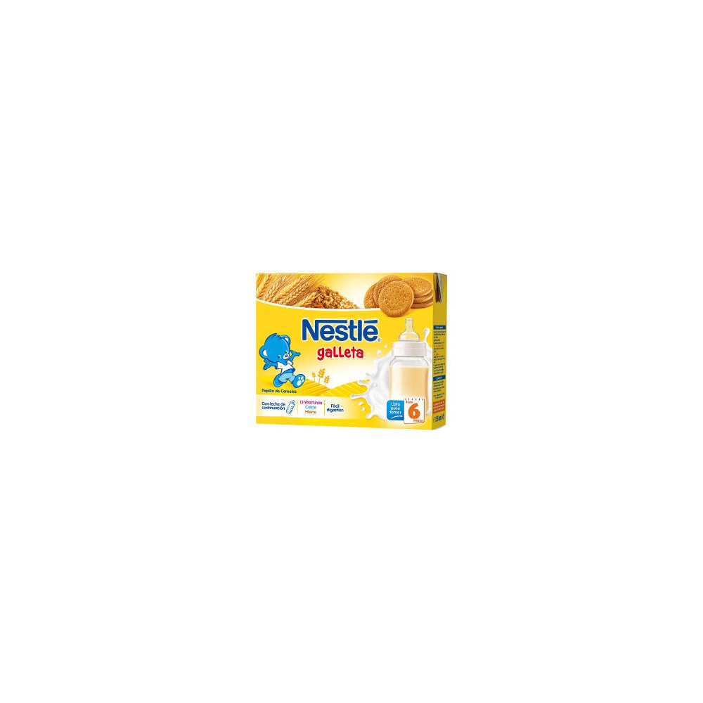 Nestlé Papilla Líquida Con Galleta 2X250Ml