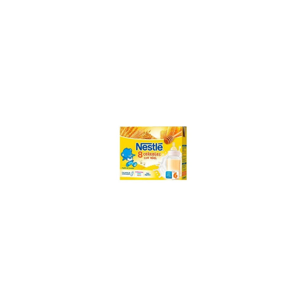 Nestle 8 Cereales Con Miel Brick Listo Para Tomar 2X250Ml